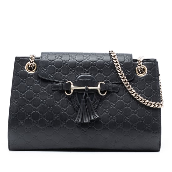 Bolso de Hombro Emily Guccissima Grande de Segunda Mano - Image 1
