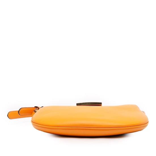 Bolso hobo de cuero pequeño de segunda mano en forma de croissant - Image 3