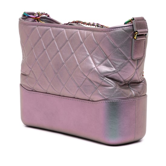 Bolso cruzado Gabrielle de piel de ternera iridiscente mediana de segunda mano - Image 2