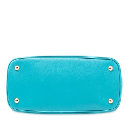 Bolso de mano dome Promenade Saffiano Lux bicolor de segunda mano - Image 4