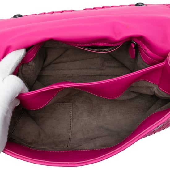 Bolso de hombro Olimpia de Nappa Intrecciato Mediano de segunda mano - Image 4