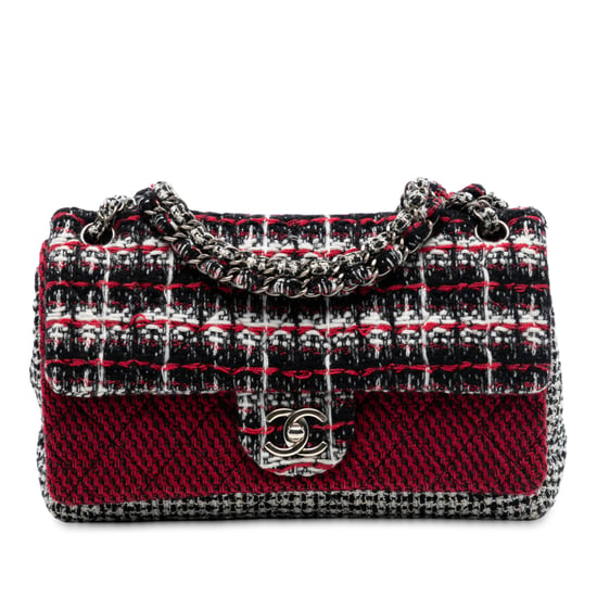 Bolso de segunda mano Mediano Cc Tweed Multi Print Doble Solapa - Image 1