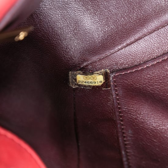 Bolso de segunda mano mediano de caviar acolchado con solapa de filigrana CC - Image 5
