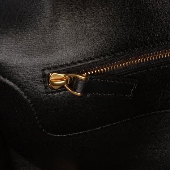 Bolso de hombro Vlogo de cadena de cuero mediano de segunda mano - Image 6
