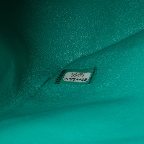 Bolso Jumbo Clásico de Piel de Cordero Doble Solapa de Segunda Mano - Image 6