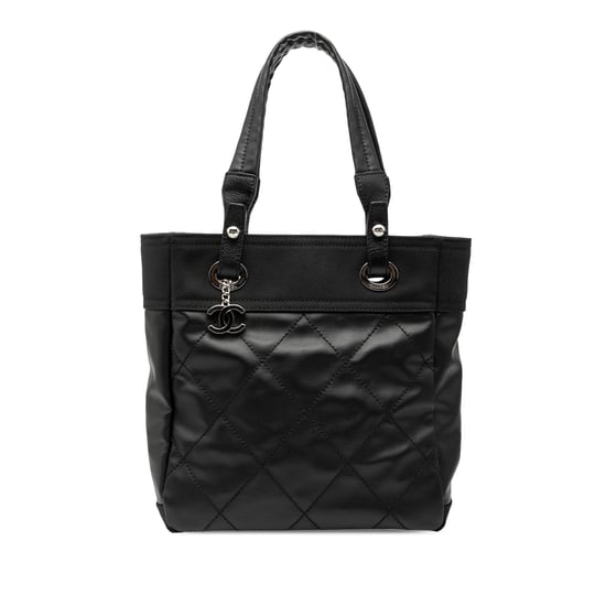 Bolsa Tote Biarritz de Lona Acetilada Small Acolchada de Segunda Mano - Image 1