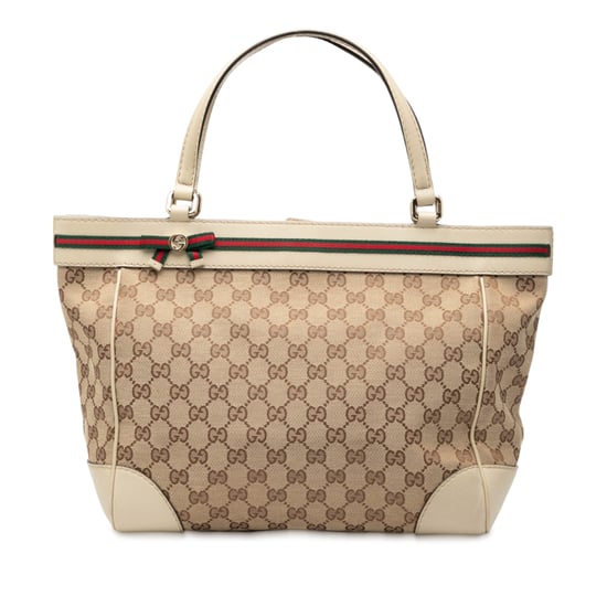 Bolso Tote Mayfair de Lona Gg de Segunda Mano - Image 1