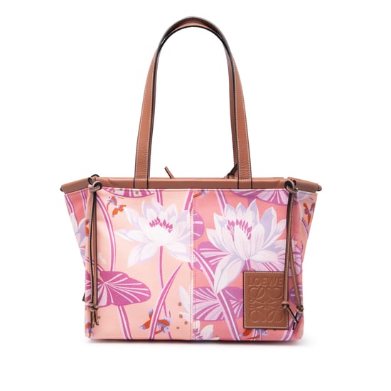 Bolso de lona pequeño con estampado de nenúfar de Paulas Ibiza de segunda mano - Image 1