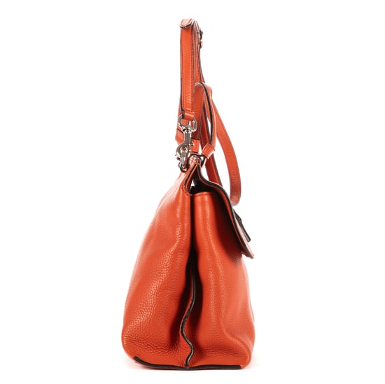 Gucci Bamboo Daily Top Handle en Naranja Cuero de ternero - Image 4