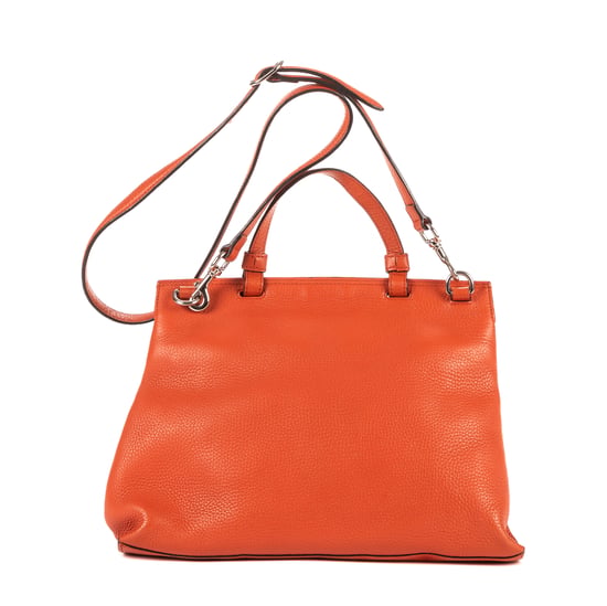 Gucci Bamboo Daily Top Handle en Naranja Cuero de ternero - Image 5