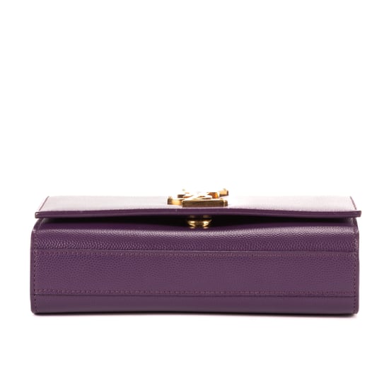 Yves Saint Laurent Kate Mini en Púrpura Cuero de ternero - Image 6