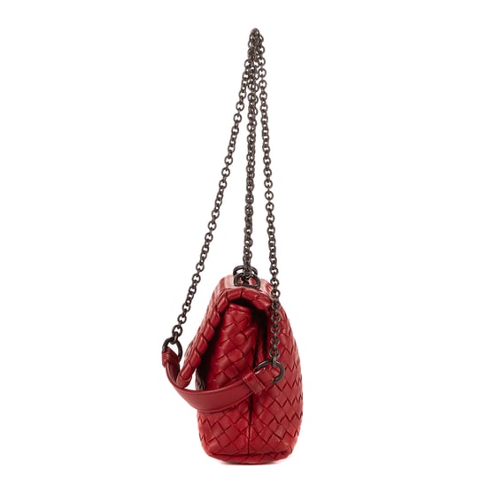 Bottega Veneta Olimpia Medium en Borgoña Cuero de ternero - Image 3