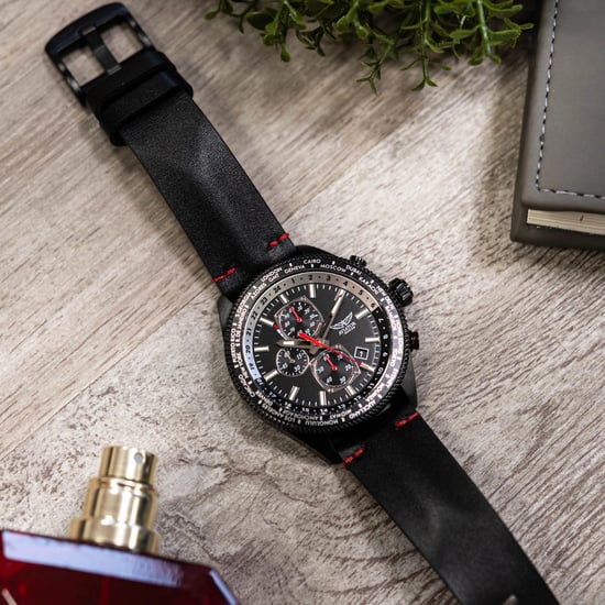 Reloj Aviador F-Series Águila Negra AVAW9485 Negro - Image 3