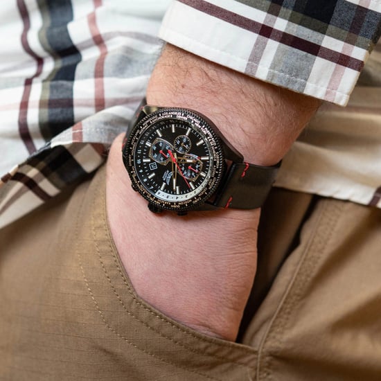 Reloj Aviador F-Series Águila Negra AVAW9485 Negro - Image 5