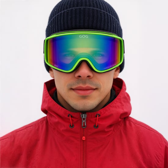 Gafas de esquí y snowboard Roxie UV400 con lente doble hidrofóbica antiempañante espejo - Image 3