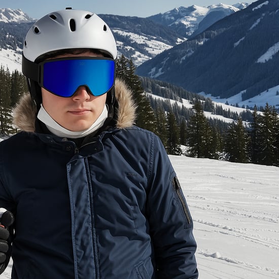 Gafas de esquí y snowboard Unisex Stratus UV400 con lentes dobles espejadas antiniebla - Image 4