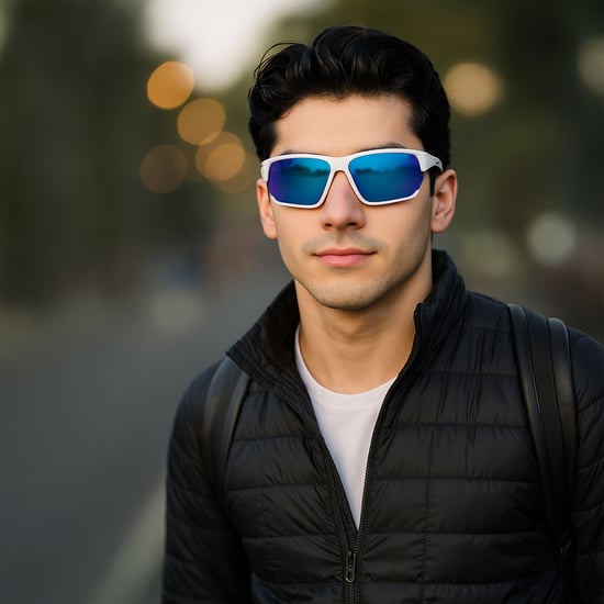 Gafas de sol polarizadas UV400 unisex Surazo para deportes al aire libre con recubrimiento espejo - Image 4