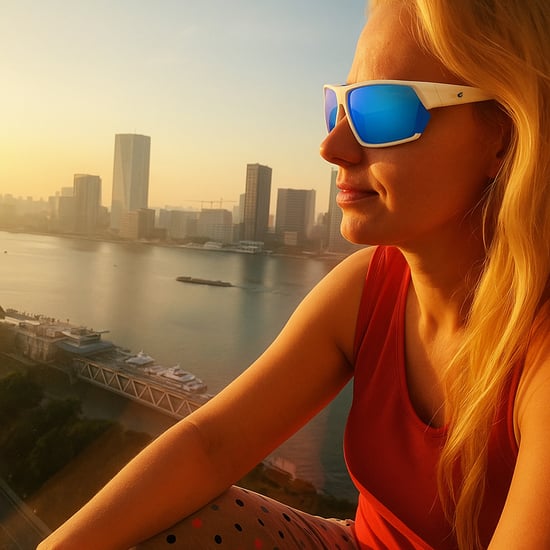 Gafas de sol polarizadas UV400 unisex Surazo para deportes al aire libre con recubrimiento espejo - Image 5