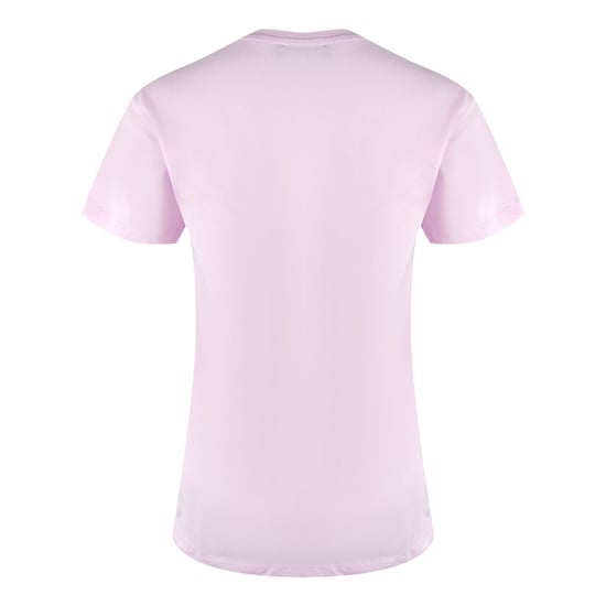 Camiseta Rosa Con Logo De Corazón Multicolor De Love Moschino - Image 2