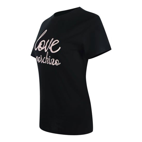 Camiseta Negra Con El Logotipo Cursivo De Love Moschino - Image 3