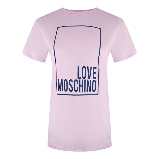 Camiseta Rosa Con Logo De Love Moschino - Image 1