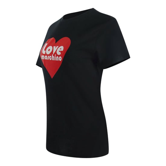Camiseta Negra Con Logo De Corazón De Love Moschino - Image 3