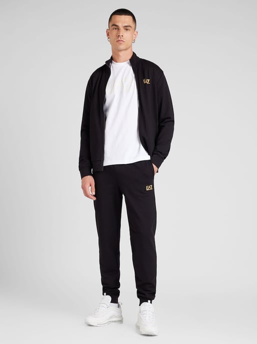Chándal con cremallera EA7 Emporio Armani Negro - Image 3