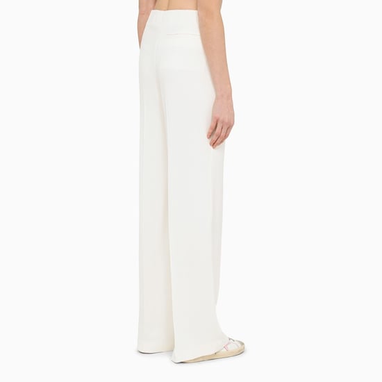 Pantalones Anchos de Crema - Image 4
