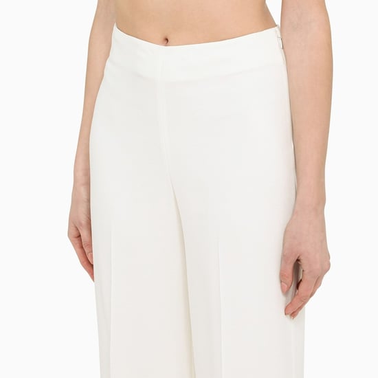 Pantalones Anchos de Crema - Image 5