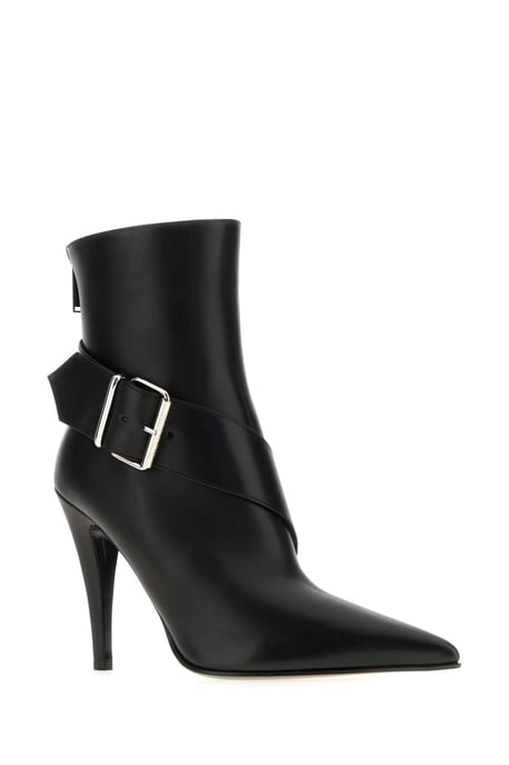 Botas de tobillo de cuero negro - Image 2