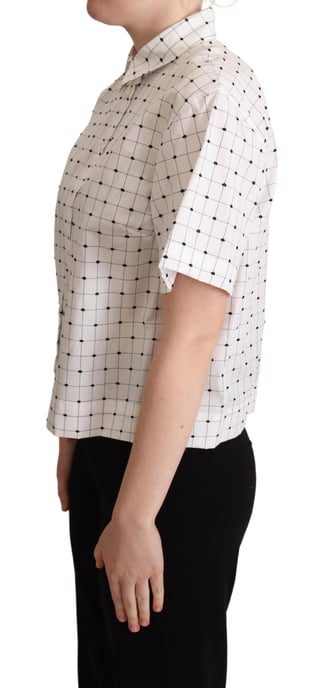Camisa de Manga Corta Gingham de Dolce Gabbana - Image 3