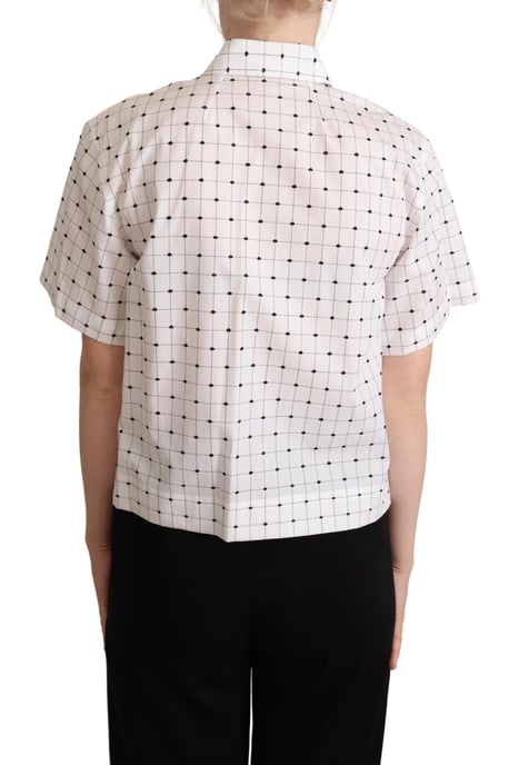Camisa de Manga Corta Gingham de Dolce Gabbana - Image 4