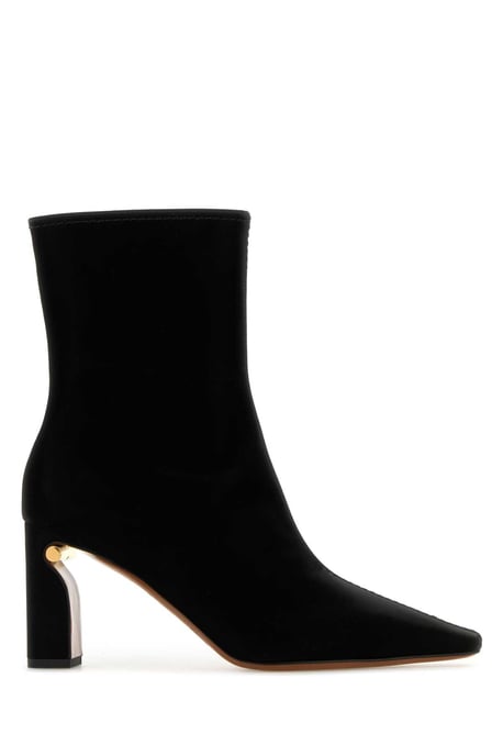 Botines Negros de Tela - Image 1