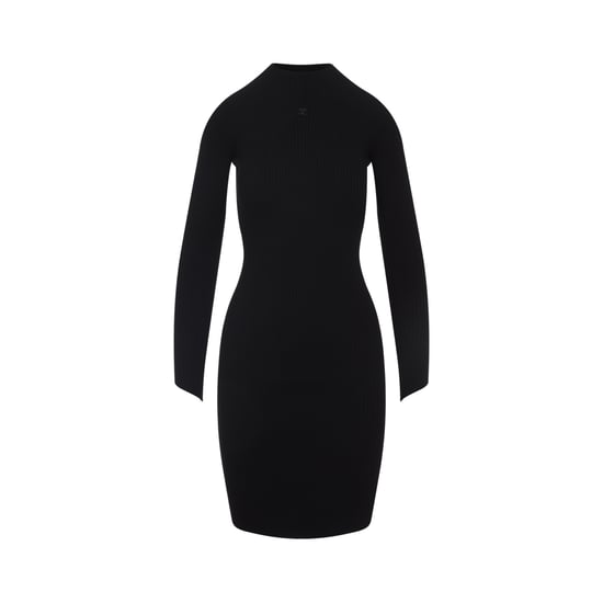 Vestido Mini de Círculo con Rayas - Image 1