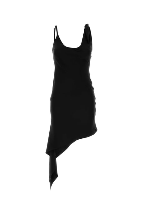 Vestido Mini de Poliéster Negro - Image 2