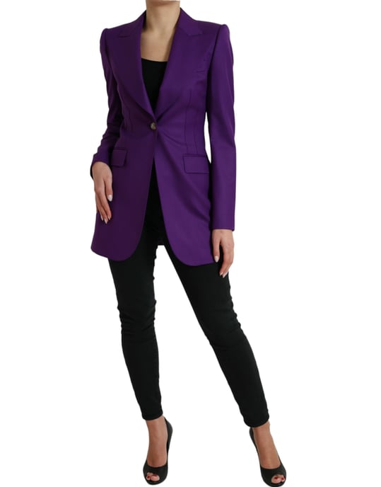 Blazer Púrpura Ajustado - Image 2