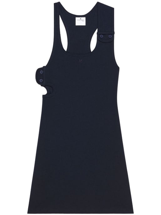 Vestido de canalé 90 S con doble hebilla - Image 5