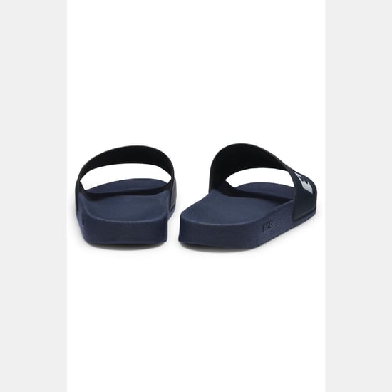Sandalias para Hombre Boss Aryeh Made in Italy con Detalle de Gran Logo en Azul Oscuro - Image 5