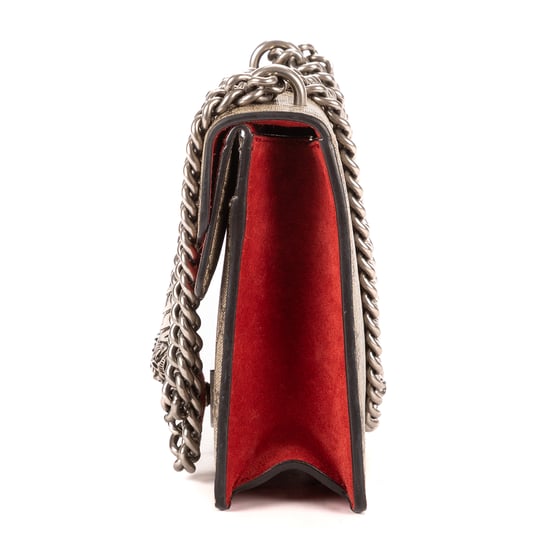 Gucci Blooms Dionysus Mini en Beige/Rojo Lienzo recubierto - Image 3