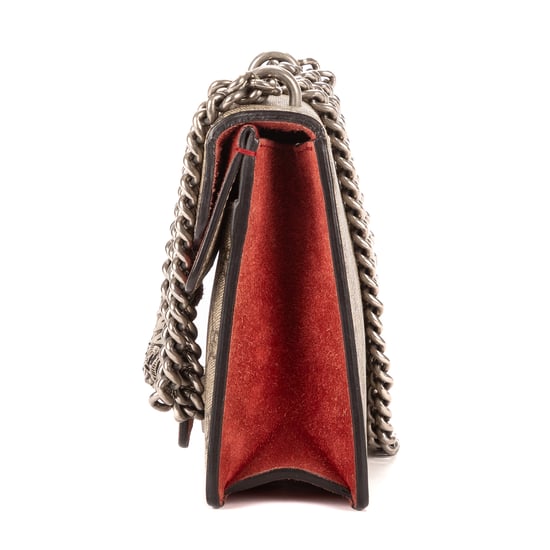 Gucci Dionysus Mini en Beige/Rojo Lienzo recubierto - Image 3