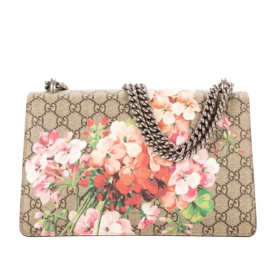 Gucci Blooms Dionysus Small en Beige/Borgoña Lienzo recubierto - Image 5