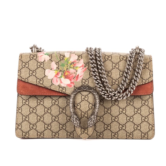 Gucci Blooms Dionysus Small en Beige/Borgoña Lienzo recubierto - Image 1