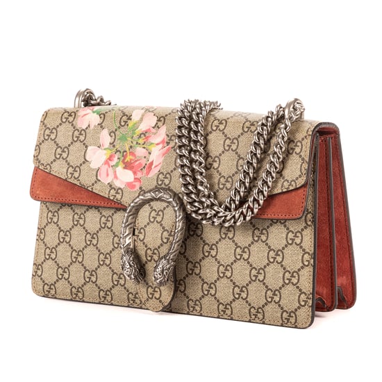 Gucci Blooms Dionysus Small en Beige/Borgoña Lienzo recubierto - Image 2