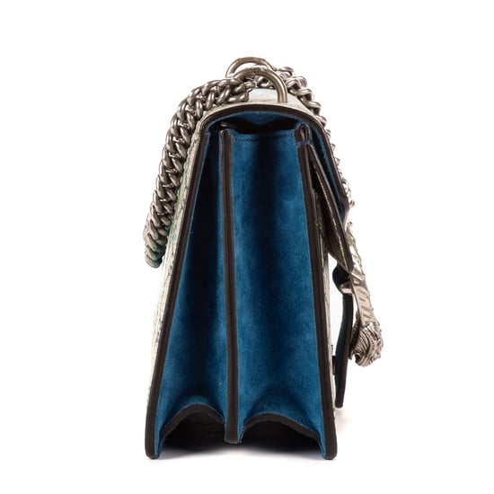 Gucci Blooms Dionysus Small en Beige/Azul Lienzo recubierto - Image 4