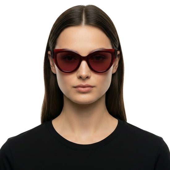 Gafas de sol de acetato para mujer en forma de ojo de gato SF1107S - Image 3