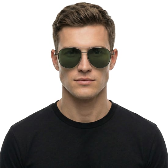 Gafas de sol para hombres estilo piloto de metal SF308S - Image 3