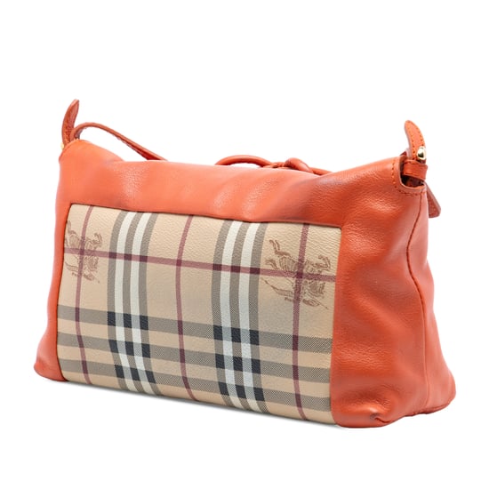Bolso cruzado Leah de lona revestida con estampado Haymarket de segunda mano - Image 2