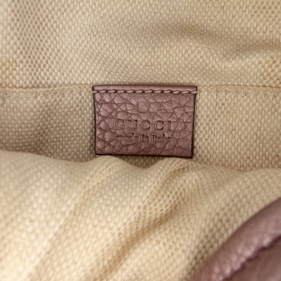 Mini de Segunda Mano de Cuero de Piel de Ternera Metalizado Soho con Cadena Crossbody - Image 5