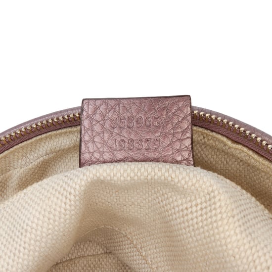 Mini de Segunda Mano de Cuero de Piel de Ternera Metalizado Soho con Cadena Crossbody - Image 6
