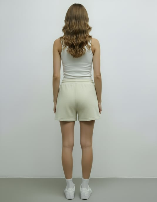 Pantalones cortos elásticos de cintura alta de piedra - Image 3